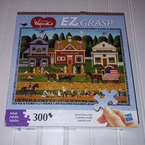 Charles Wysocki 300 Piece EZ Grasp Jigsaw Puzzle Americana Young Patriots